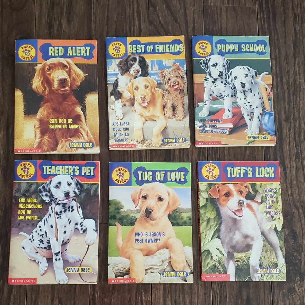 Puppy Patrol Set of Six Kids Chapter Books Puppy World Dog Adventure Summer Read